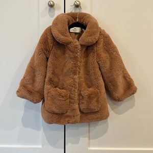 H&M kids faux fur coat size US 2T